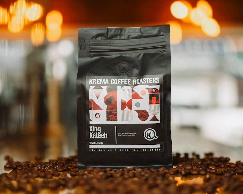 Krema King Kaleeb Ethiopia coffee bag