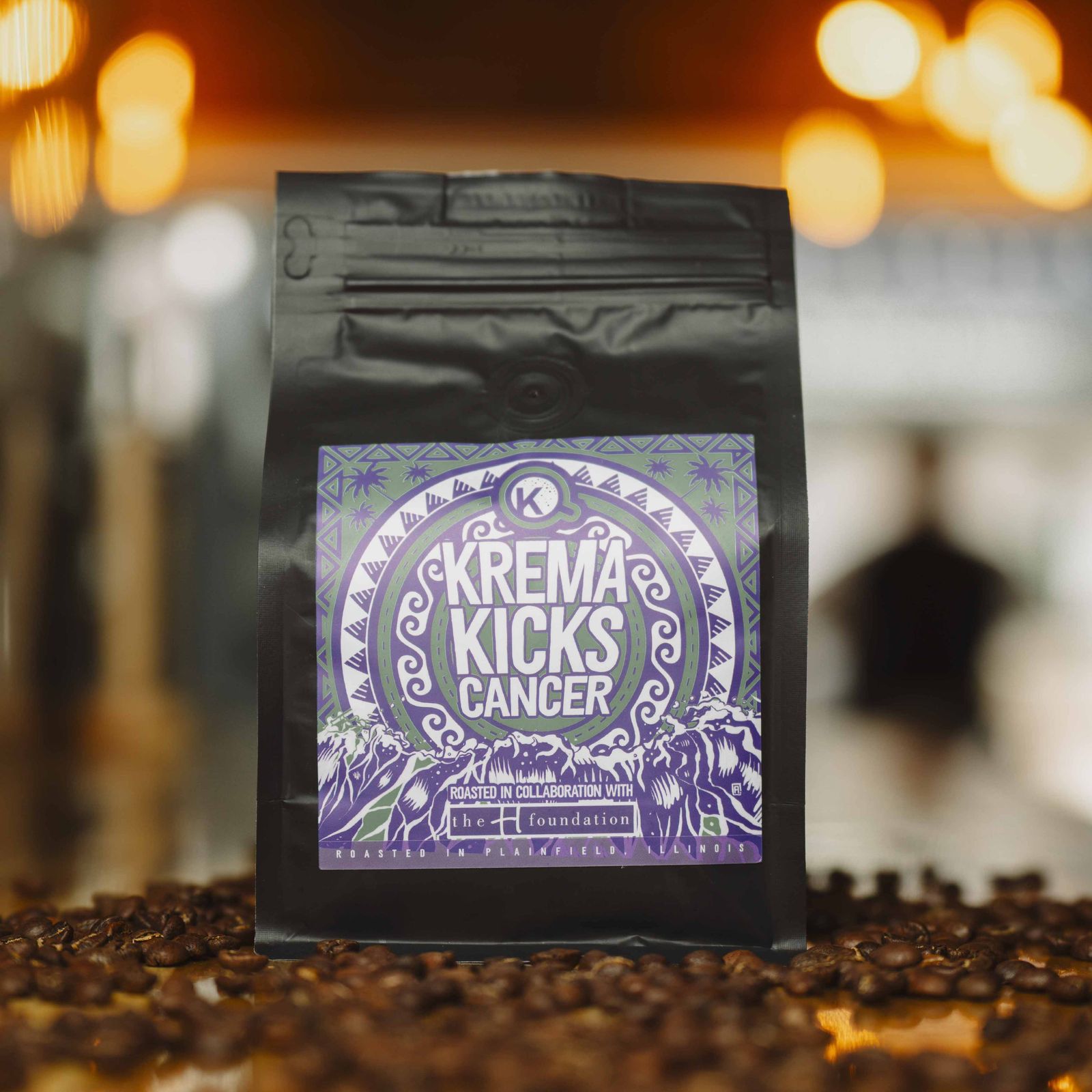 KREMA KICKS CANCER coffee bag