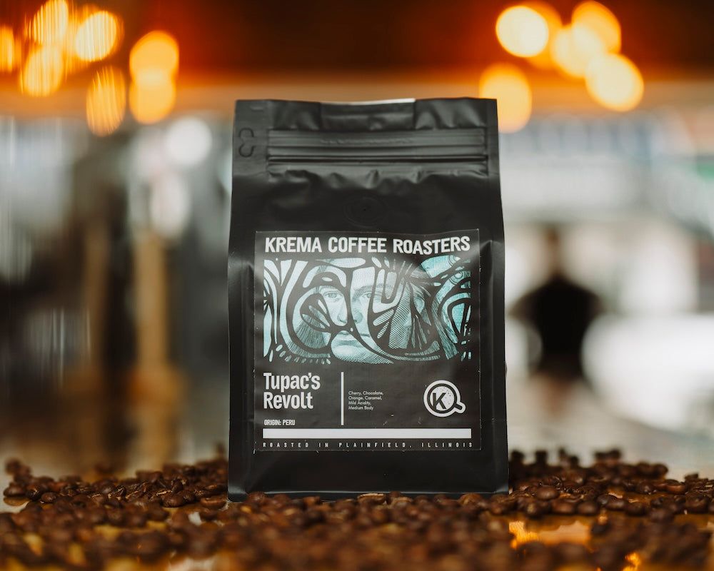 Krema Tupac's Revolt Peru coffee bag
