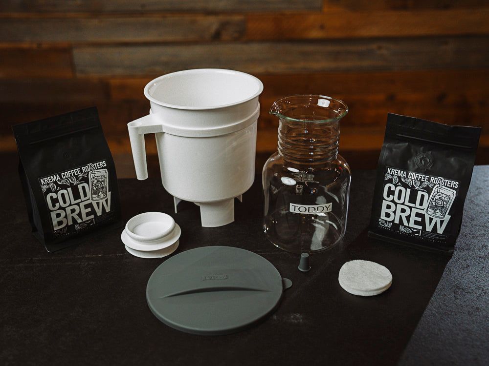 Krema Cold Brew Kit with pitcher, filter and two bags